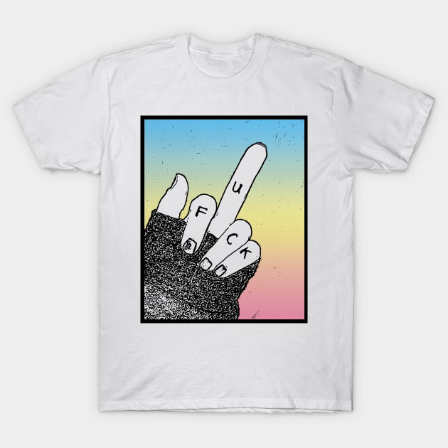 ∆∆∆  F*ck The World  ∆∆∆ Aesthetic Design Original Graphic Work T-Shirt by CultOfRomance